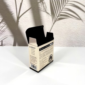 Specialtryckt 4-färgs kosmetisk förpackningslåda kosmetisk låda pappersförpackningslåda med foliestämpling