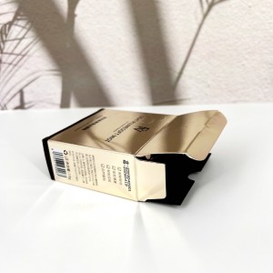 Custom printed 4 Color Cosmetic packaging box cosmetic box paper packaging box with foil stamping