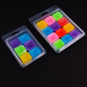 Високоякісний ароматизований 6 12 воскових кубів Cavity Wax Cubes Освіжувач повітря Wax Melts Clamshell Packaging
