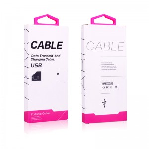 Custom Data Cable Display Hanger Box
