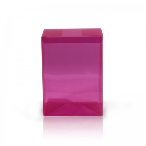 Custom Transparent PET PVC Plastic Packaging Box Plastic Protector Funko Pop Box Folding Box With Auto Lock