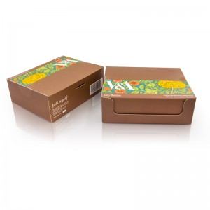 Briosgaidean bèicearachd pearsanaichte Eco Friendly Suaicheantas Custom Packaging Paper Cake Box For Bakery