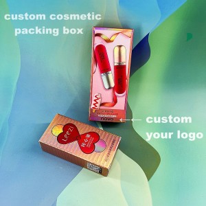 Boîte d'emballage en papier personnalisée pour cosmétiques