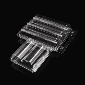 Custom Clear PVC PET Plastic Hanger Clamshell Double Blister Packaging Box Kanggo Produk Alat