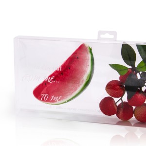 Boaty plastika vita amin'ny Krismasy Clear PET Candy Chocolate Favor Apple Gift Box Food Packaging