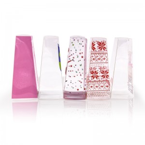Full Color Printing Plastic Packaging Box Custom Design Plastic Pvc Pet Folding Box For Christmas Gift