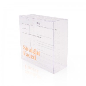 Newly Luxury Custom Clear Transparent Cake Box PVC Wedding Birthday Party Folding Gift Box
