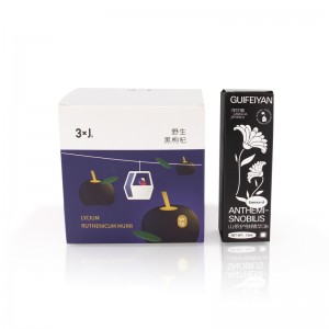 Caixa de paquetes de maquillaxe personalizado por xunto impresión de logotipos envases cosméticos caixa de papel de brillo de beizos de batom de bálsamo labial