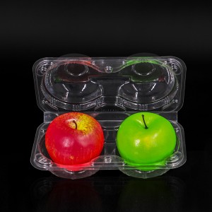 Wholesale transparent clamshell blister packaging box for fresh fruit , clear plastic food packing box