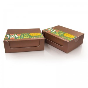 Ekologiškas suasmenintas kepimo sausainių sausainis, pritaikytas logotipui, pakavimo popierinė pyrago dėžutė kepyklai