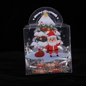 فروش داغ جعبه های کیک شیرینی پلاستیکی شفاف PET برای هدیه کریسمس