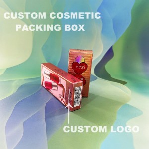 Прилагођена папирна кутија за паковање козметике