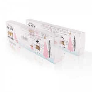 Anpassad design Färgtryck Kosmetiska produkter Visa lådor Schampo Solkräm Cream Tvål Presentset Plast