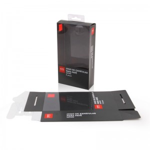 Plastic Folding Box Packaging Customize Printed PET/PVC Plastic Box Packaging for Earphone