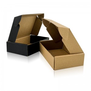 Kailiou factory supplier price recyclable corrugated folding box convenient new design mailer shipping box for gift and food