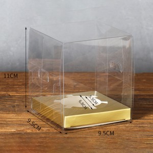 1 Hole Clear Cupcake Box