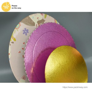 Cheapest Factory Wholesale Mdf Cake Board - Round cake base board factory Production | Sunshine – Packinway