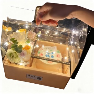 Clear Portable Flower Box