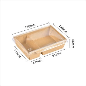 Double-Compartment Lunch Box with Anti-Fog Lid