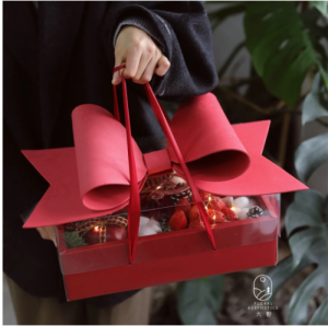 Flower Box With Bow