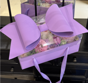 Flower Box With Bow