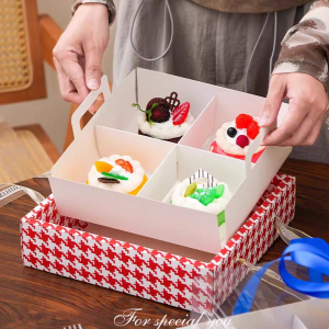 Houndstooth 9-Cupcake Box