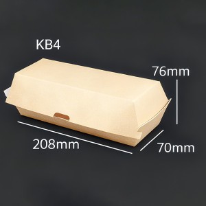 Kraft Cardboard Burger Boxes
