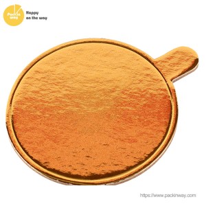 Low price for 10 Inch Cake Drum - China factory customized mini gold cake board | Sunshine – Packinway