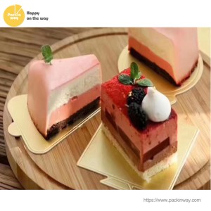 Mini triangle gold cake board manufacturer | Sunshine