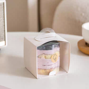 Portable Half Clear Dessert Box