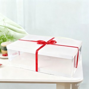 Rectangle Clear Cake Box