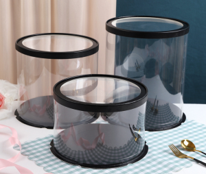 Round Transparent Cake Box