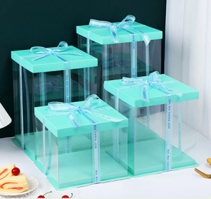Square Transparent Cake Box