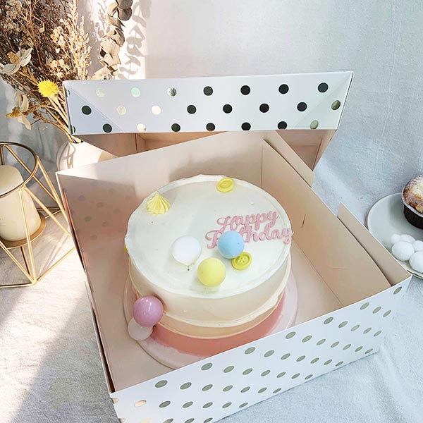 Hot sale Factory Black Box Bakery - Professional Wedding Cake Box With Window | Sunshine – Packinway