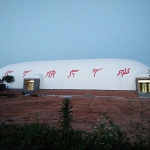 Wuyishan Hongyun Sports Air Dome Stadium - En Indoor Gymnasium entworf mat Loftmembranstruktur