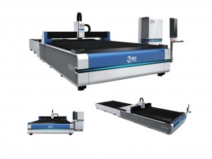 Open switching fiber laser cutting machine