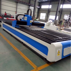 3000 W metal carbon steel stainless steel fiber cutting single platform laser cutting machine