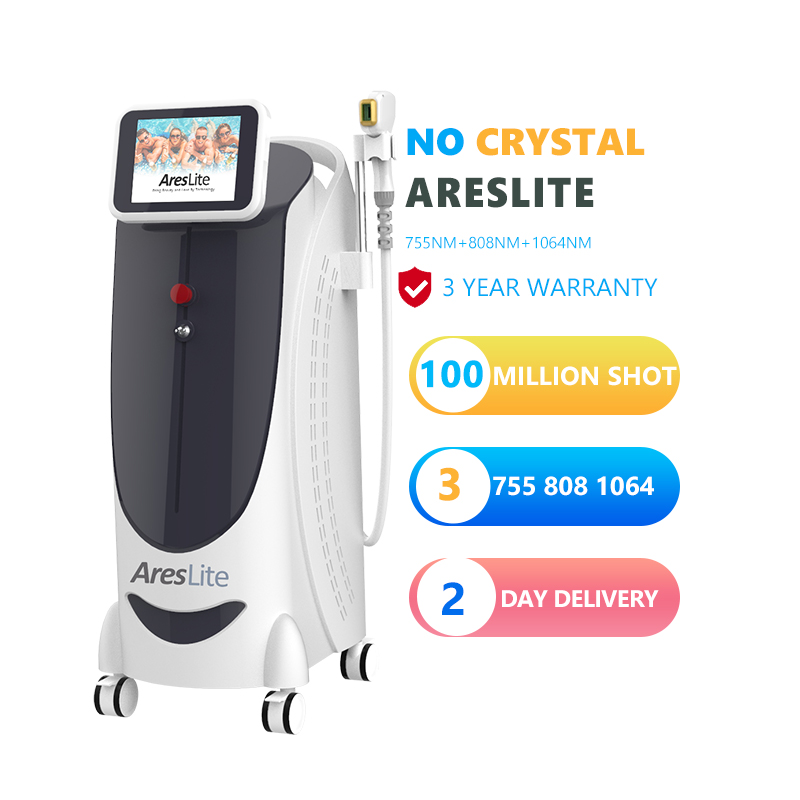 Innovation Non Crystal Diode Laser Hair Removal Machine AresLite DM20