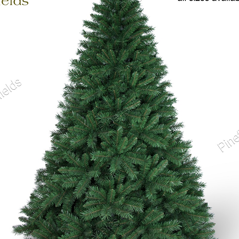 Artificial Christmas Tree, 7 ft Christmas Tree, PVC Tips,  Hinge,  Metal Base.#AKPV-84J1305GM