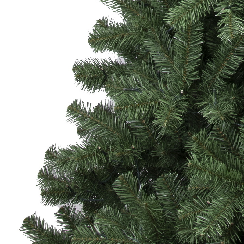 Artificial Christmas Tree, 9.5 ft Christmas Tree, PVC Tips,  Hinge,  Metal Base.#GPPV-118J1843GM