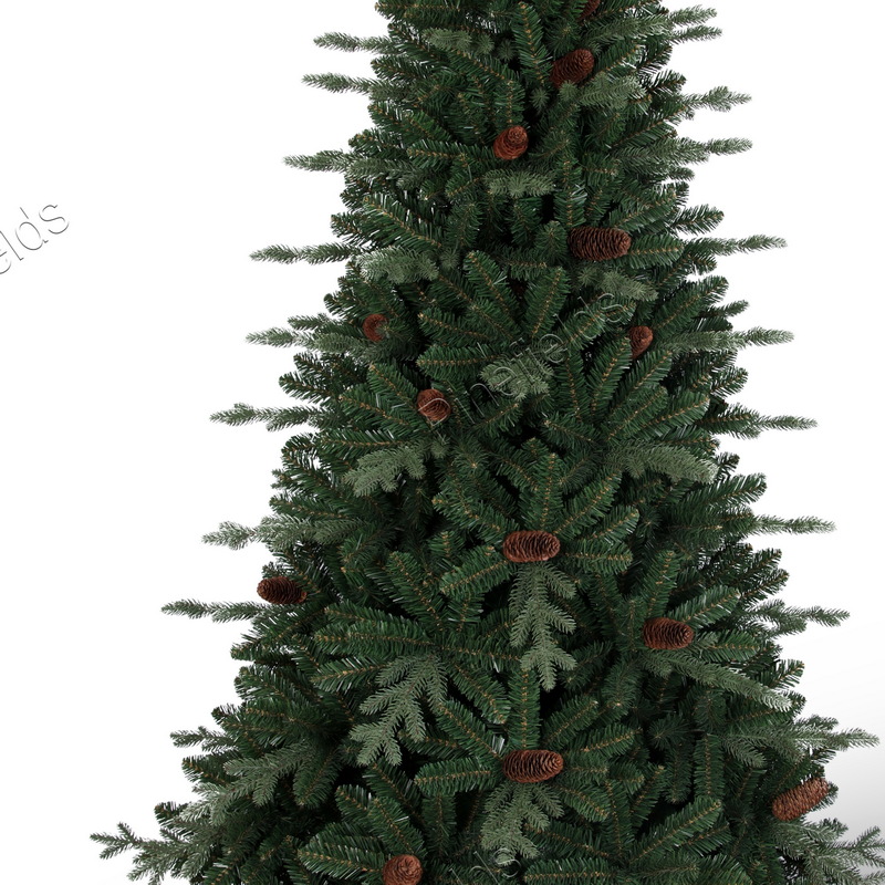 Artificial Christmas Tree, Seasonal Holiday Decoration Tree, 6 ft Christmas Tree, PE Mixed Tips,  Hinge,  Metal Base.#HRPE-73J1514GM