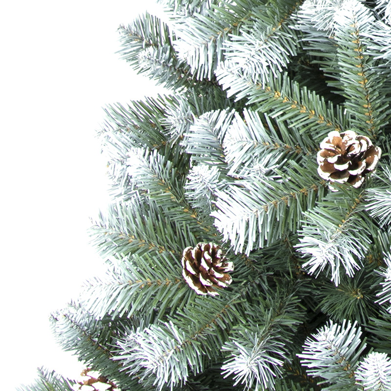 Artificial Christmas Tree, Seasonal Holiday Decoration Tree, 6 ft Christmas Tree, PVC Tips,  Hinge,  Metal Base.#IEPV-72J810GM