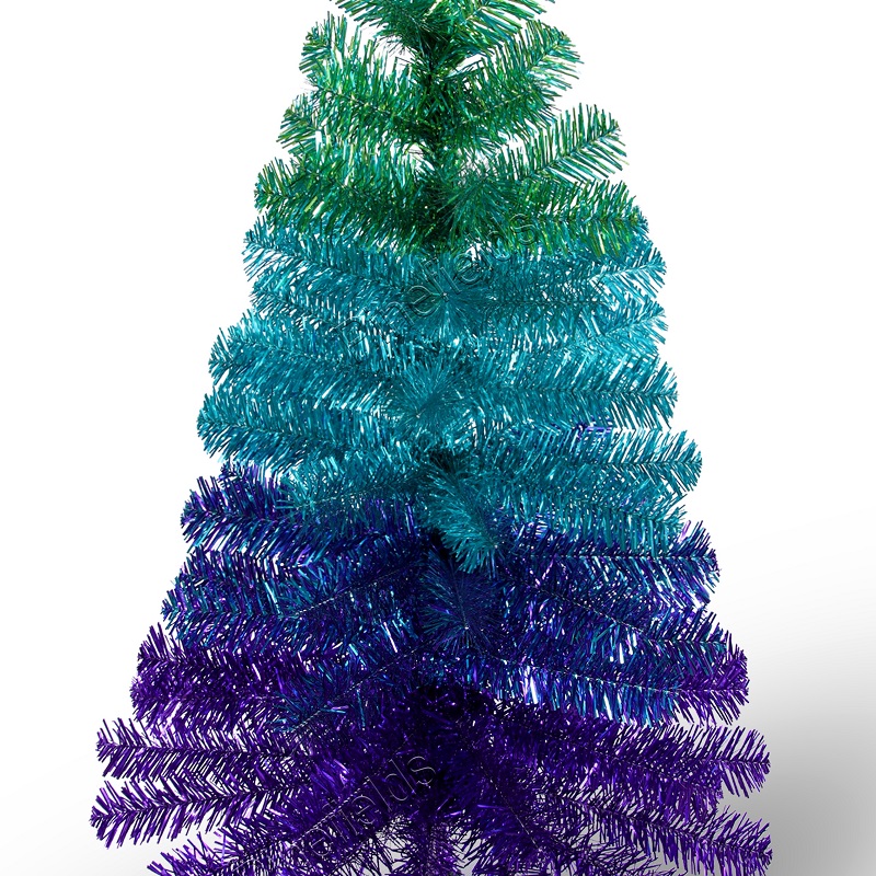 Artificial Christmas Tree, Gradient Color Tree, Table Top Christmas Tree, PVC Tips,  Wrapped,  Plastic Base.#LHPV-3282G-LZ