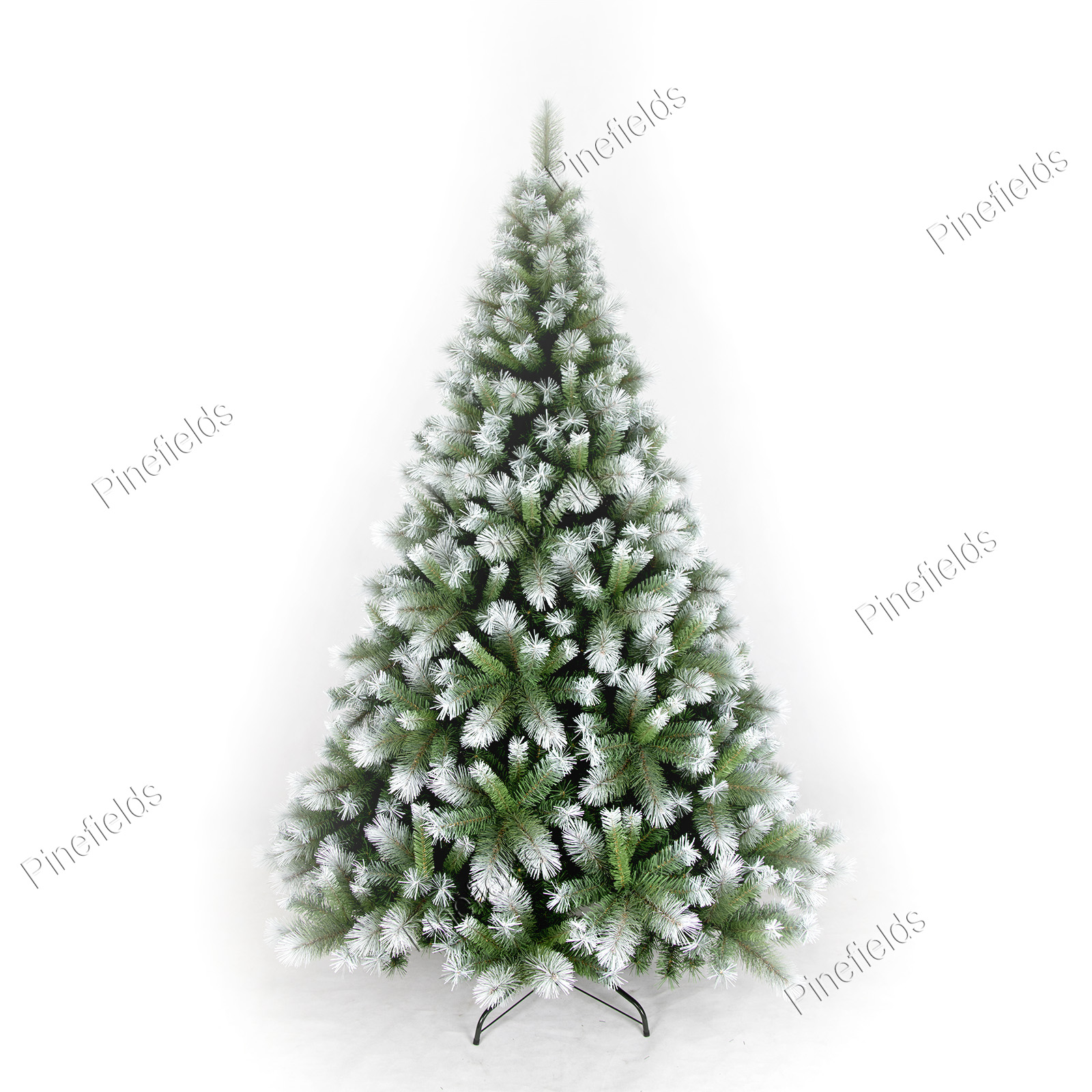 Artificial Christmas Tree, 7 ft Christmas Tree, Needle Mixed Tips,  Hinge,  Metal Base.#TSZ-84J1087GM-P