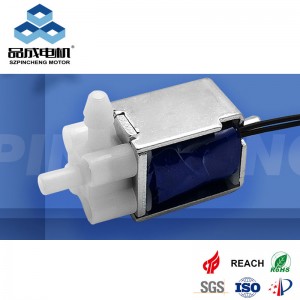 Topdansatış qiyməti Miniatür 3 yollu solenoid hava klapan 12V |Pincheng Motor
