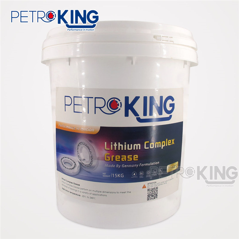 Factory wholesale Transparent Lithium Grease - Petroking Grease Manufacturer Lithium Complex Grease 15kg Bucket – PETROKING