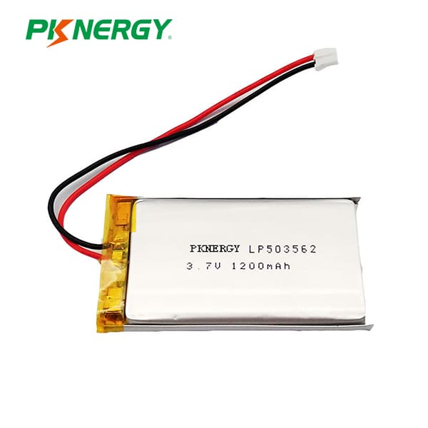 PKNERGY 3.7v 1200mAh LP503562 Li-Polymer ဘက်ထရီ