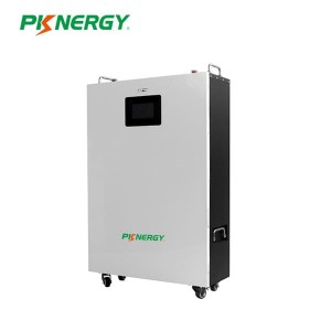 PKNERGY 48V 100Ah 5Kwh fali LiFePO4 akkumulátor görgővel