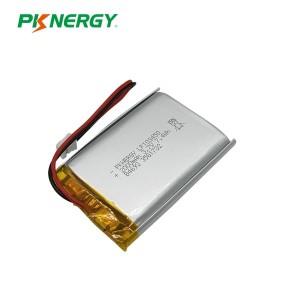 Bateria de polímero de lítio PKNERGY LP103450 2000mAh 3,7V