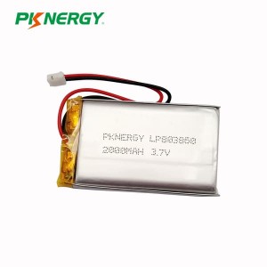 PKNERGY Li-Polymer 803860 2000 mAh 3,7 V mit PCM